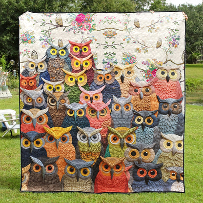 Owl Art Quilt TM261008
