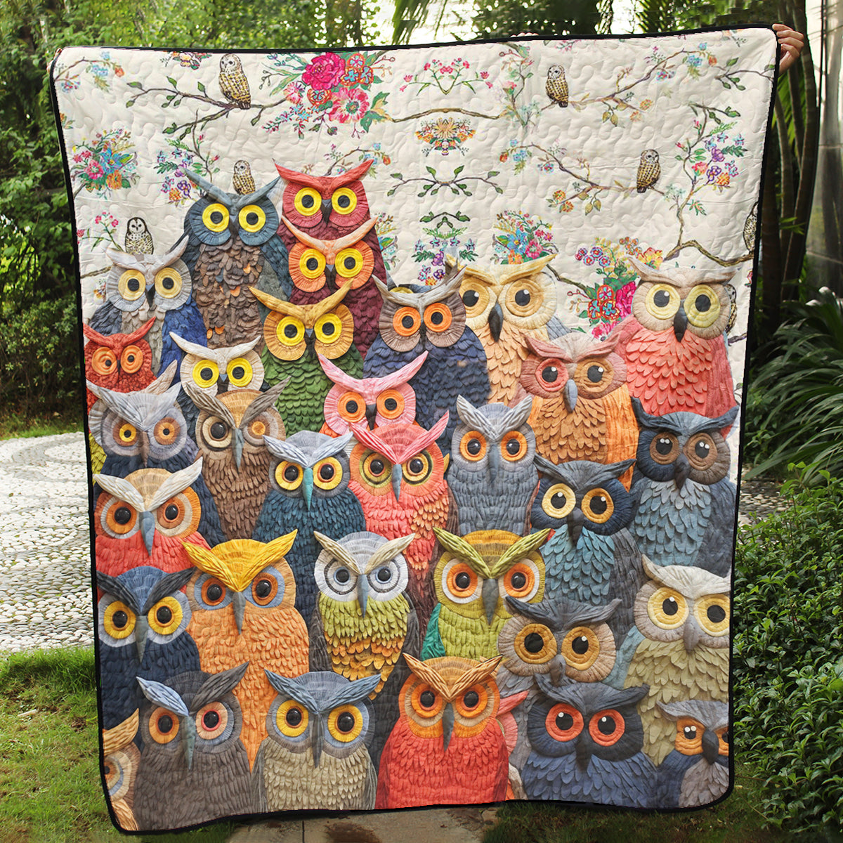 Owl Art Quilt TM261008