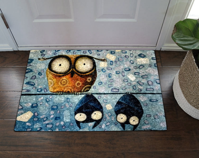 Owl And Bat DD21100116D Non-slip Door mats