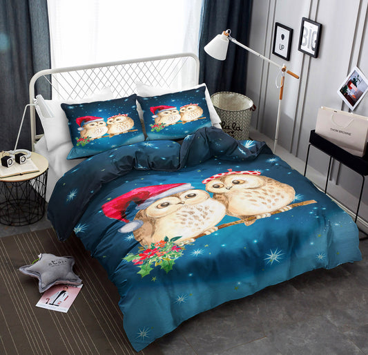 Owl Christmas HN090990B Bedding Sets