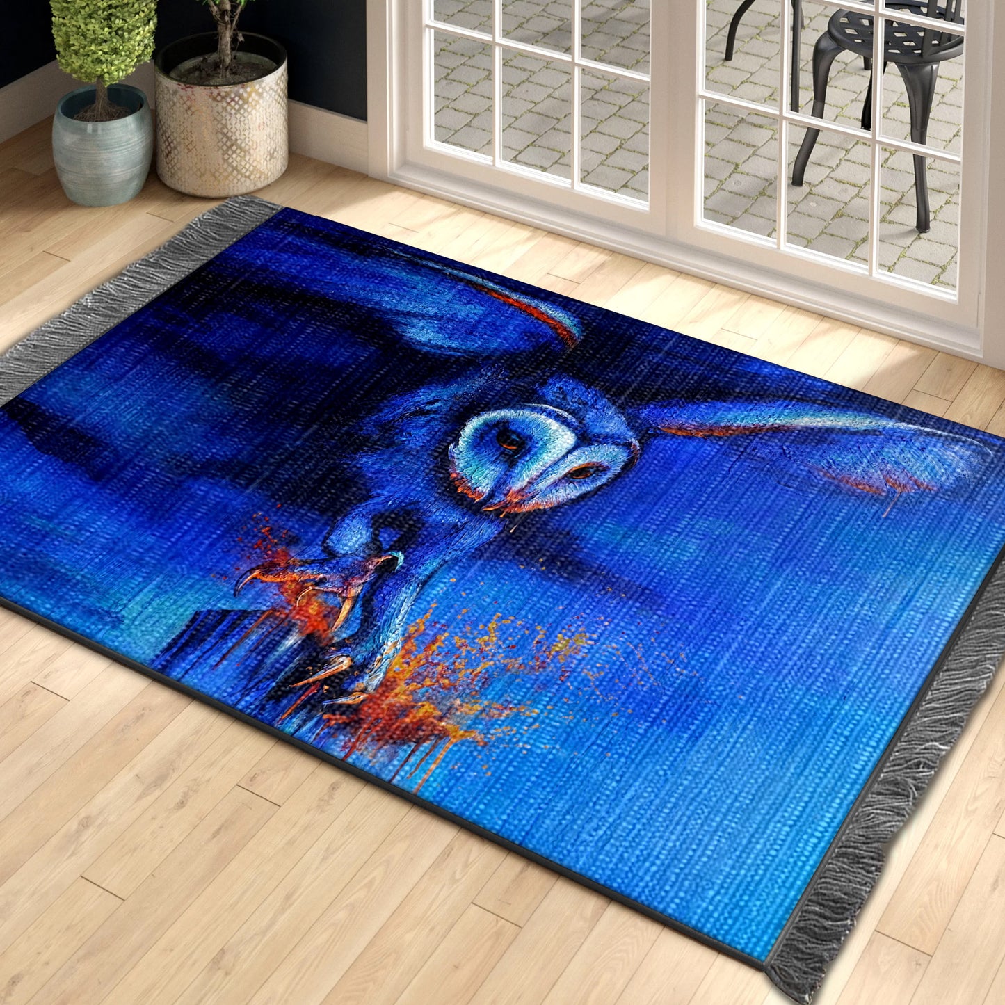 Owl DD270841O Decorative Floor-cloth