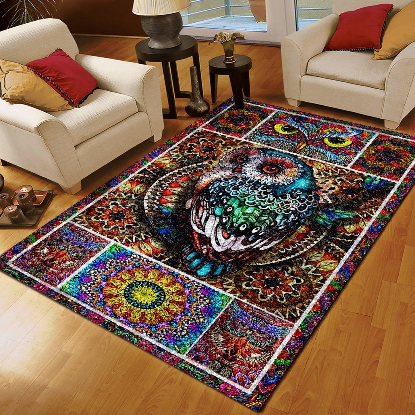 Owl Mandala CL171022MDR Rug