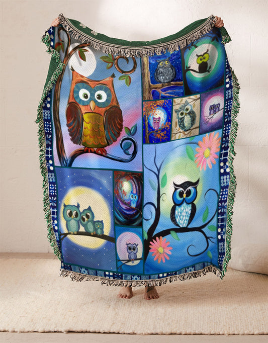 Owl NT1410198S Throw Blankets For Sofa