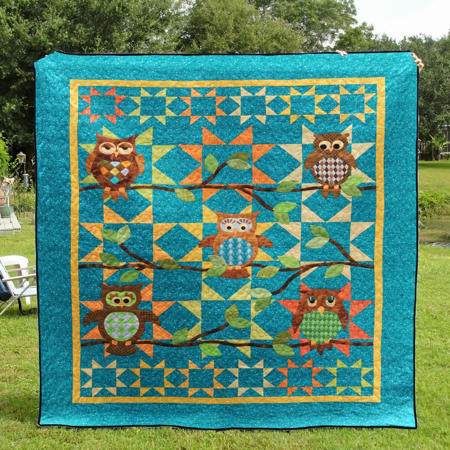 Owls CLD250689 Quilt Blanket