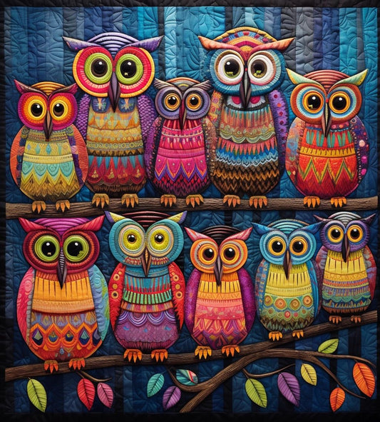 Owls BL9112392 Quilt Blanket
