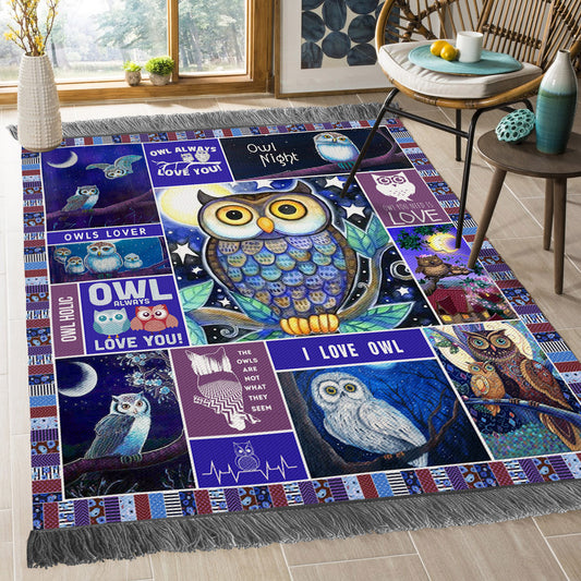 Owls NT3009188O Decorative Floor-cloth