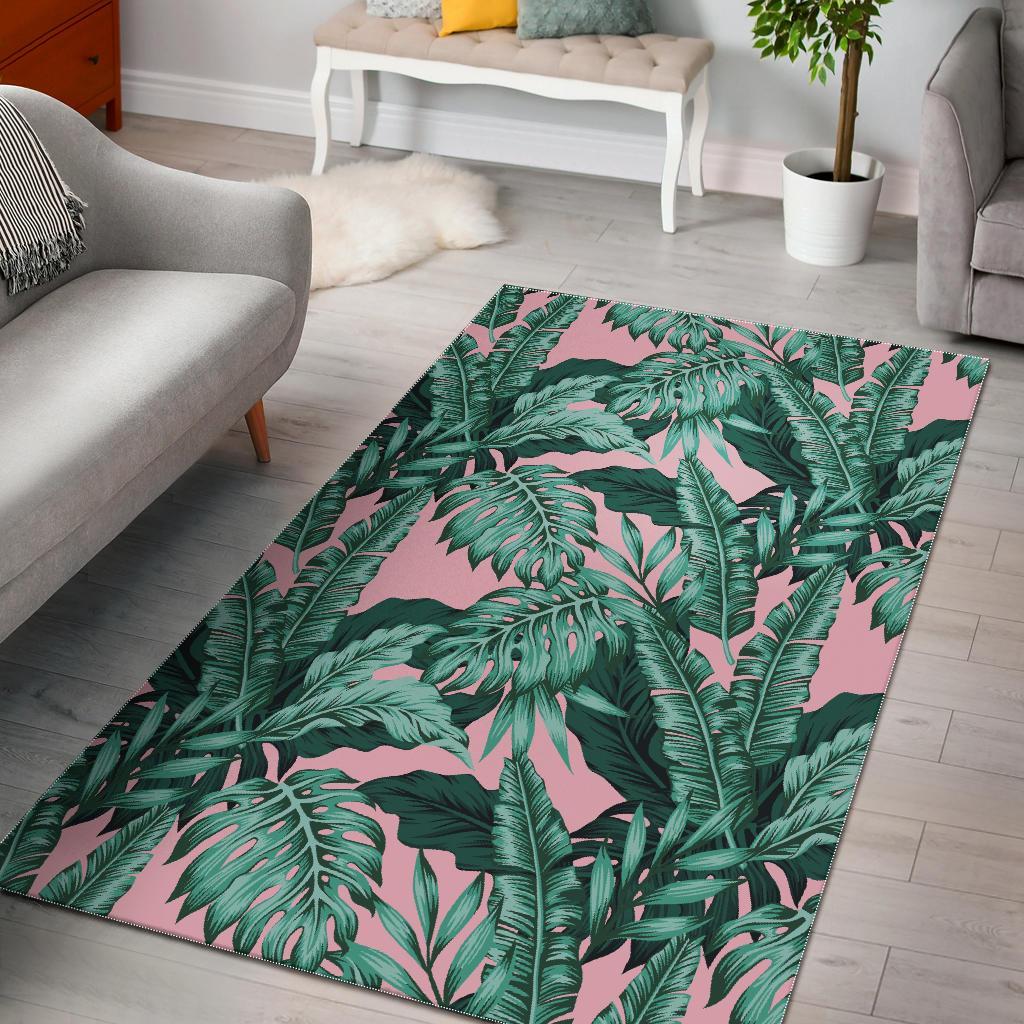 Palm Leaves Floral Tropical Hawaiian CL12100970MDR Rug
