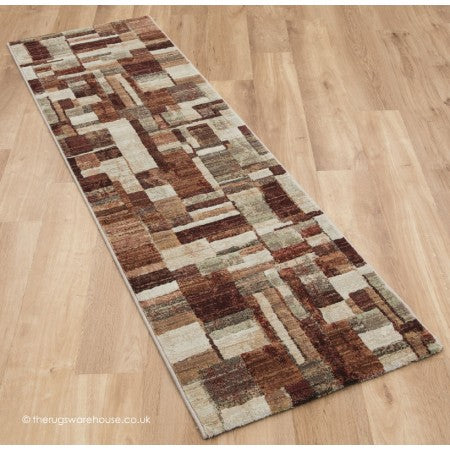 Panache Brown CLA2510074RU Runner Rug