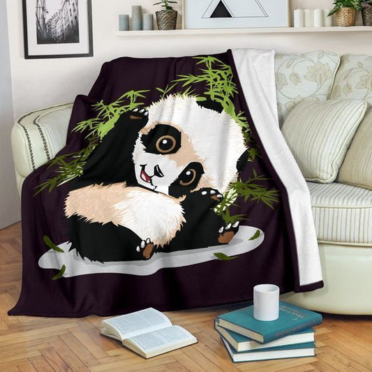 Panda CLA0810320F Sherpa Fleece Blanket