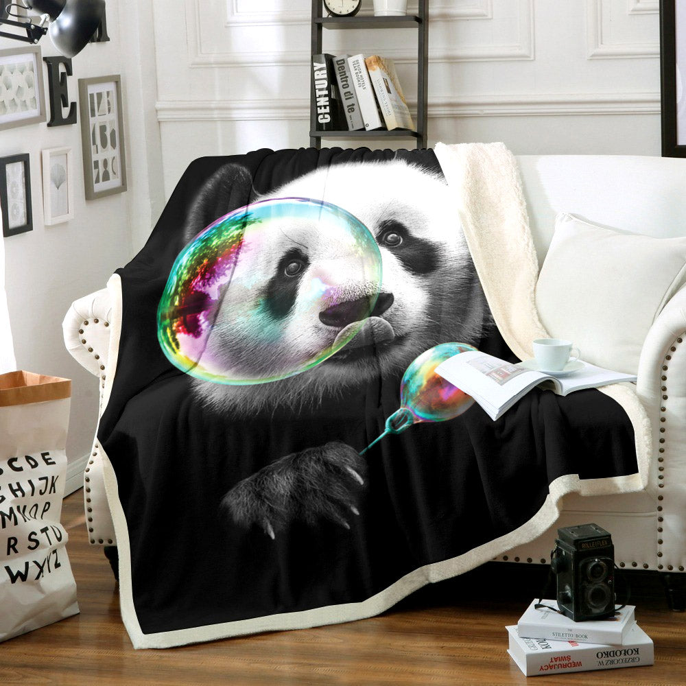 Panda DT1810172TT Sherpa Fleece Blanket