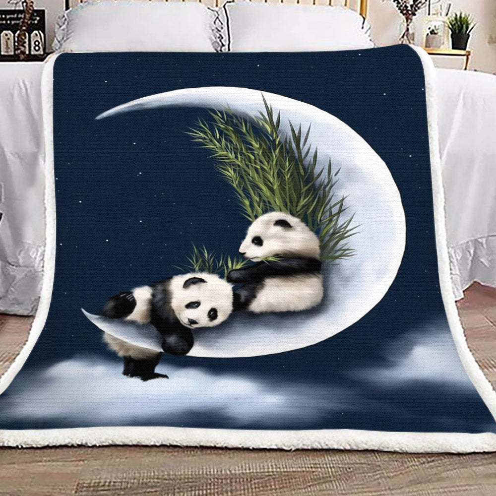 Panda TN1110121TT Sherpa Fleece Blanket
