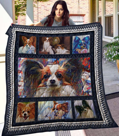 Papillon CL08110320MDQ Quilt Blanket