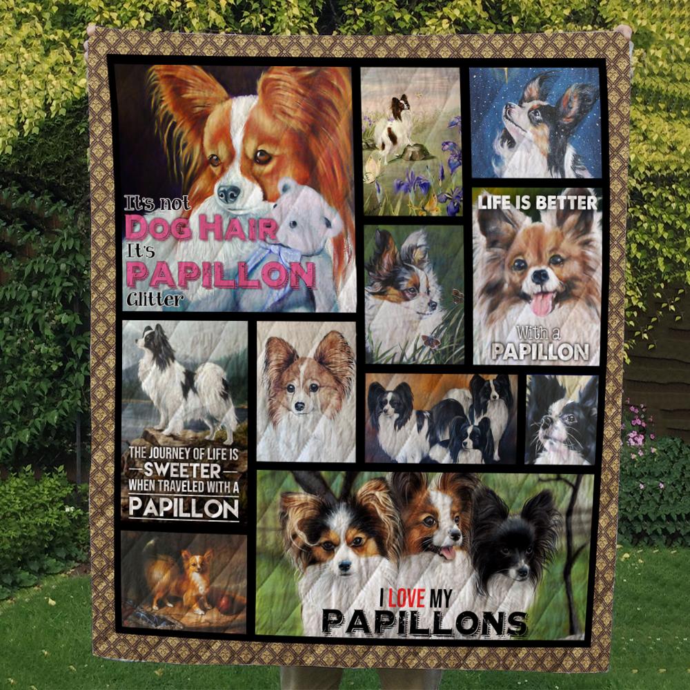 Papillon CL10100195MDQ Quilt Blanket