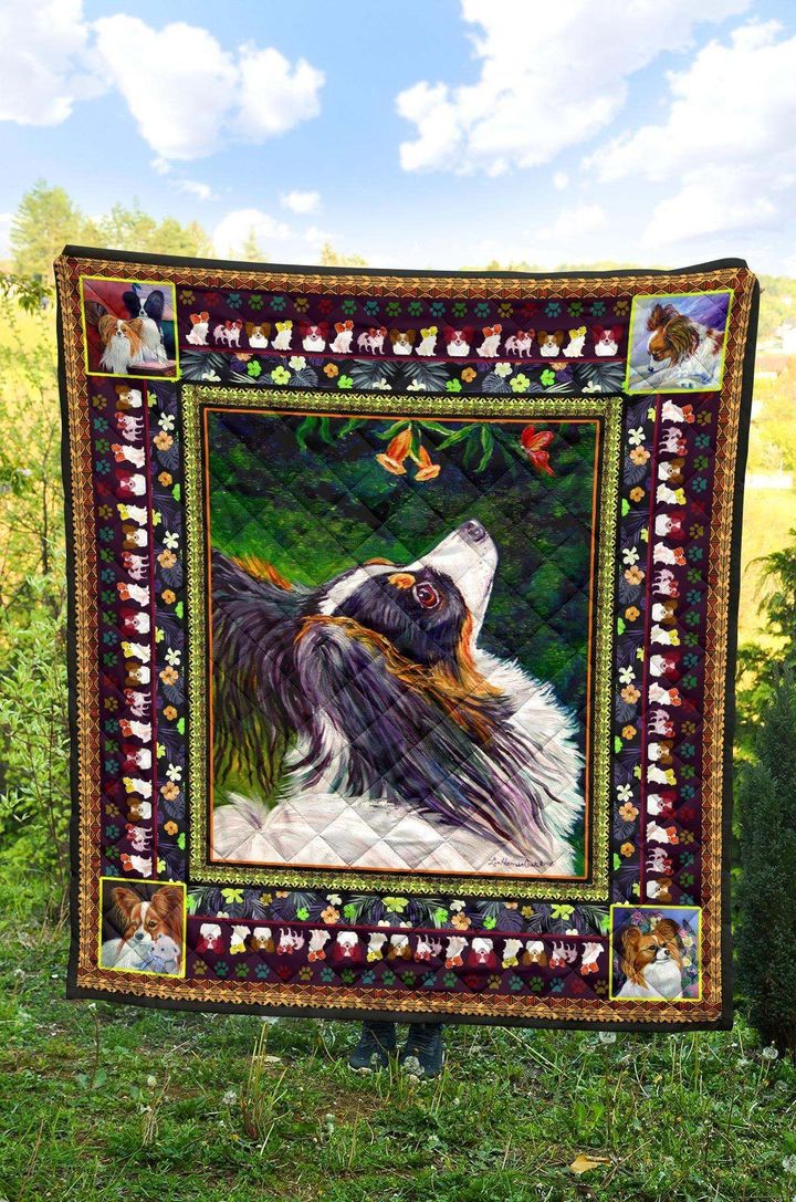 Papillon CLA3010015Q Quilt Blanket