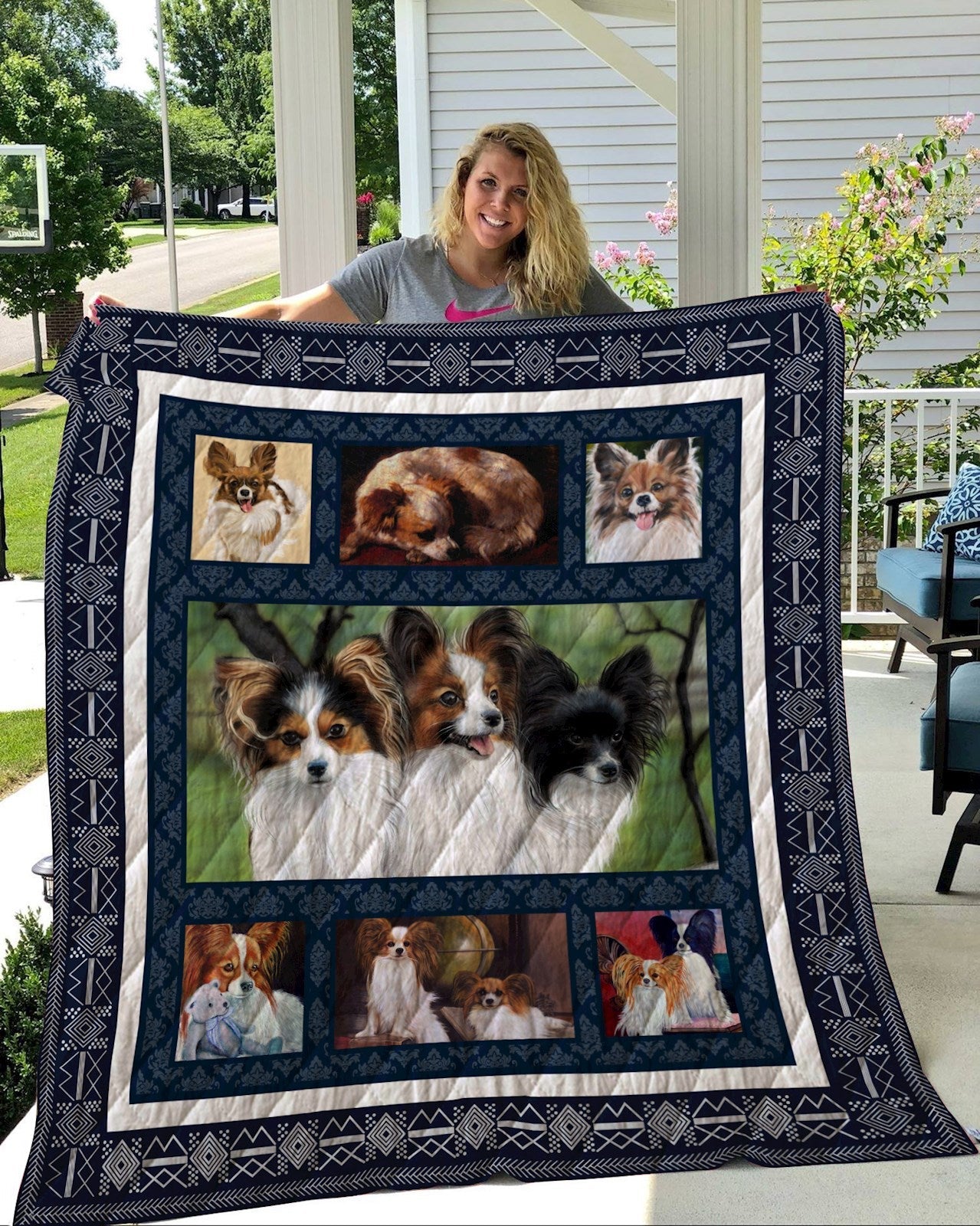 Papillon CLH0512446Q Quilt Blanket