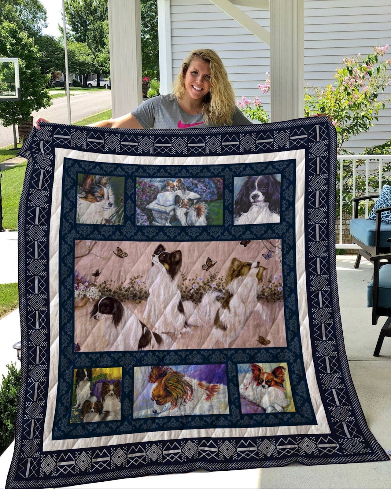 Papillon CLH0512448Q Quilt Blanket