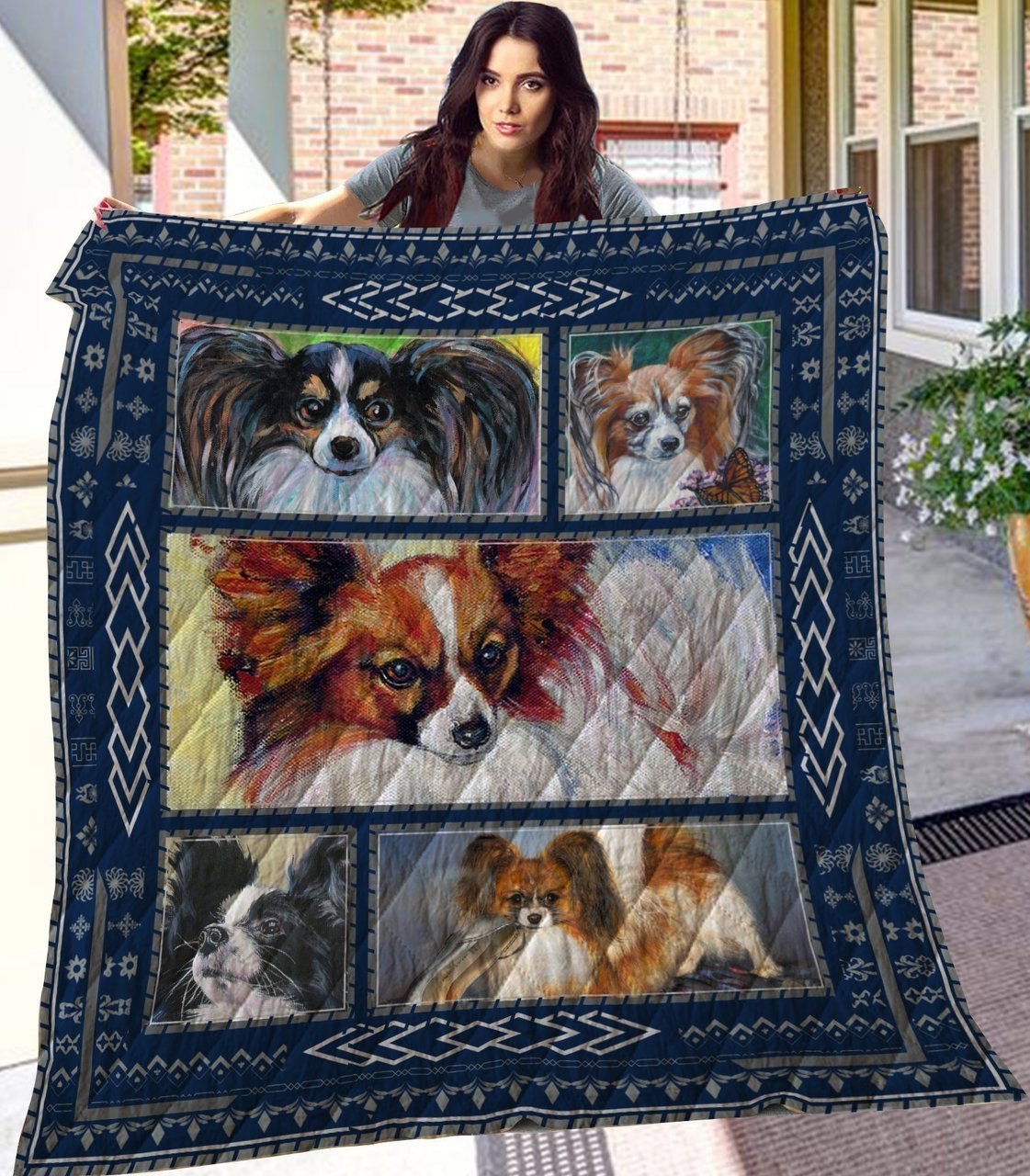 Papillon CLH0711195Q Quilt Blanket