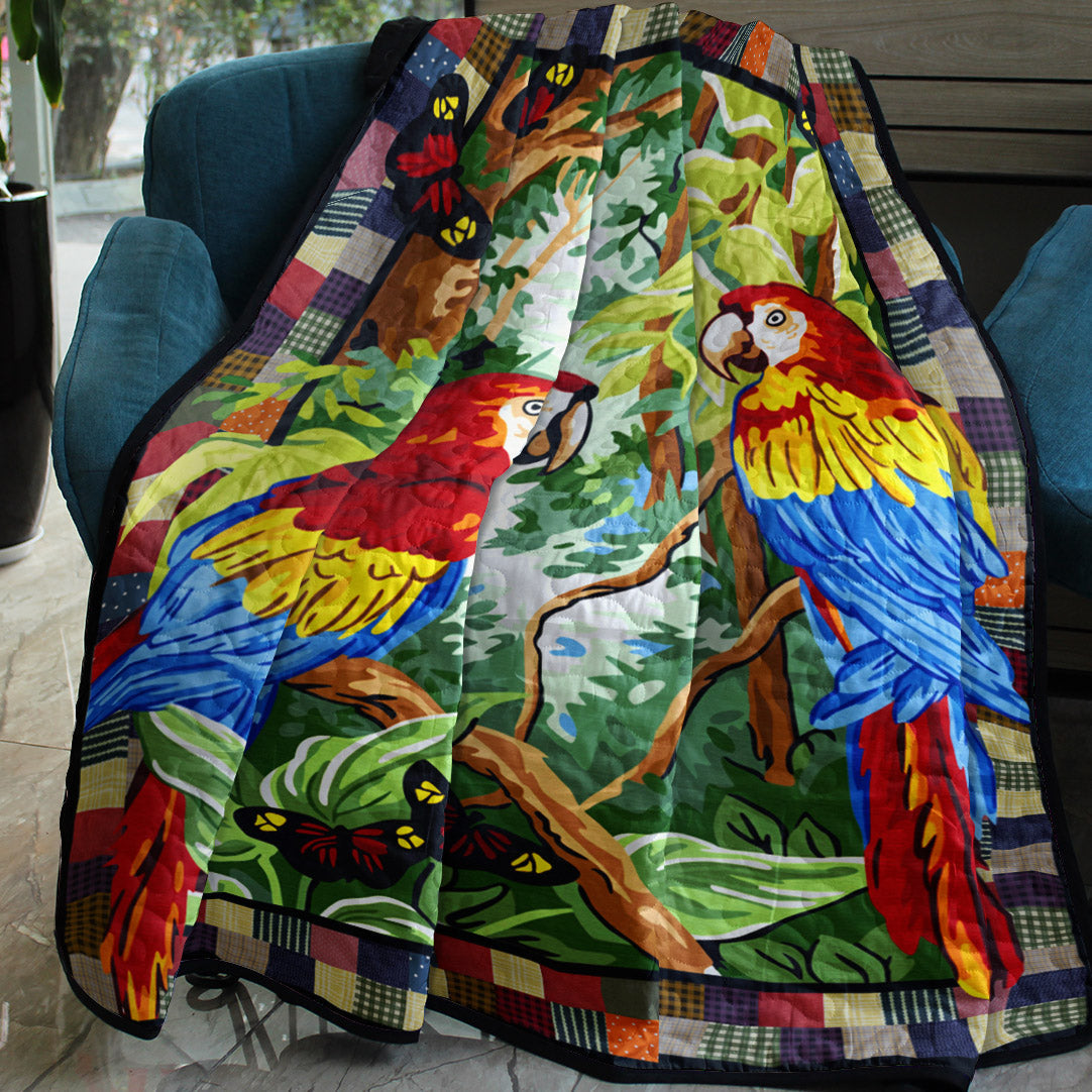 Parrot NN010711 Quilt Blanket