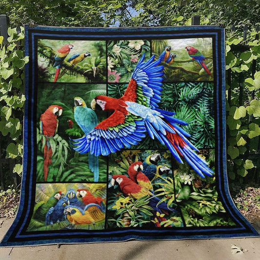 Parrot NN250718B Quilt Blanket