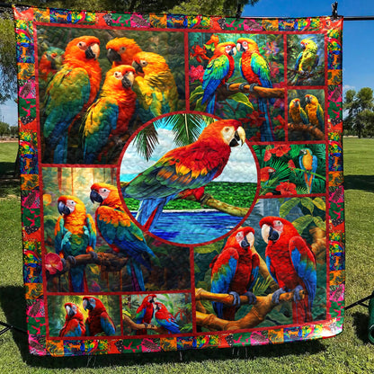 Parrot Art Quilt HT021105