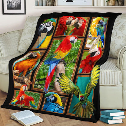Parrot CL240874MD Sherpa Fleece Blanket