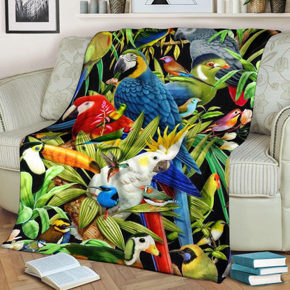 Parrot HN051067F Sherpa Fleece Blanket