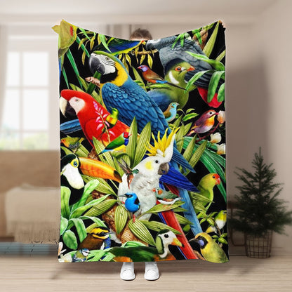 Parrot HN051067F Sherpa Fleece Blanket