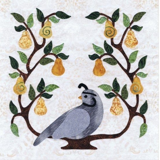 Partridge In A Pear Tree CLA08110700Q Quilt Blanket