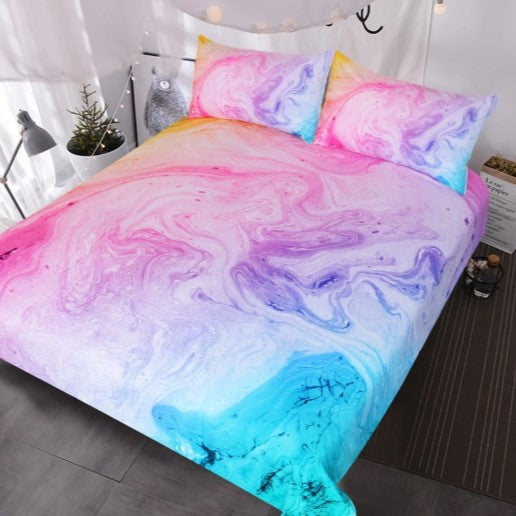 Pastel Colorful Marble CL23100325MDB Bedding Sets
