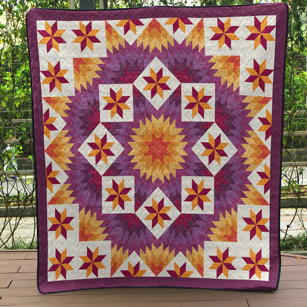 Patchwork Star Quilt Blanket TN300505D
