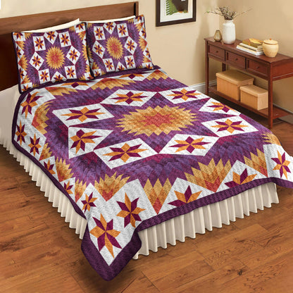 Patchwork Star Quilt Bed Sheet TN300505DQBS