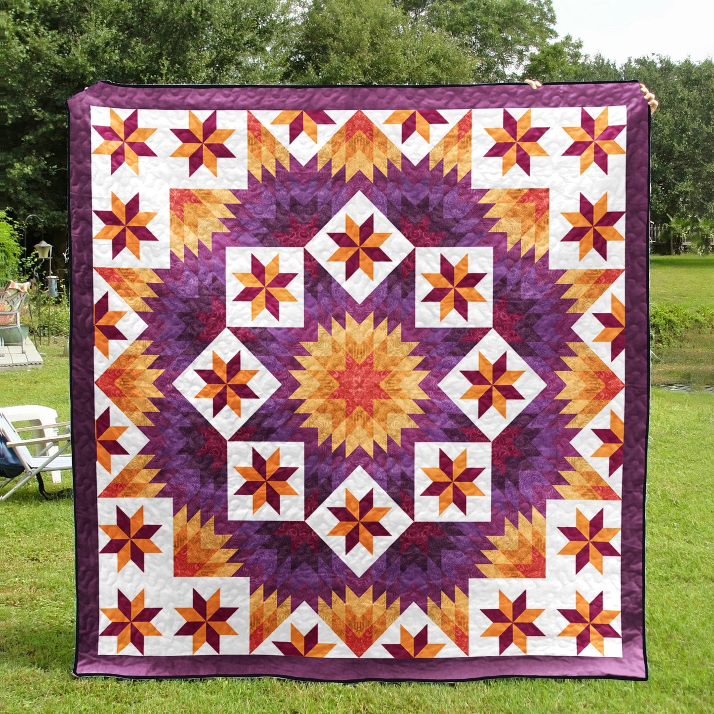 Patchwork Star Quilt Blanket TN300505D
