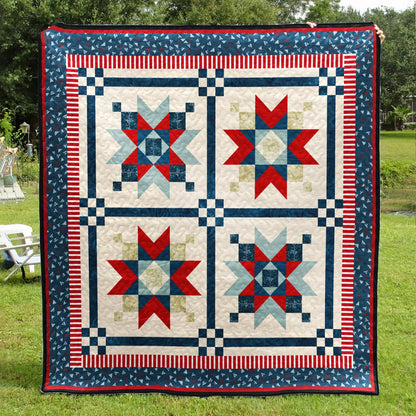 Patriotic Quilt Blanket MT140604D