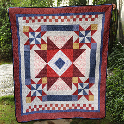 Patriotic Quilt Blanket MT070610D