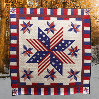 Patriotic Quilt Blanket MT080611D