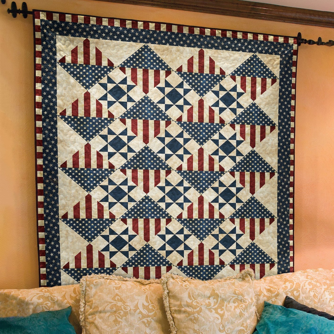 Patriotic Quilt Blanket TL130603Y