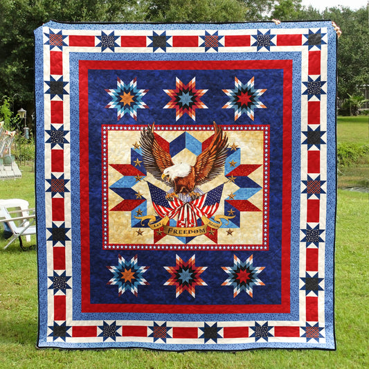 Patriotic American Eagle Quilt Blanket TL080603Y