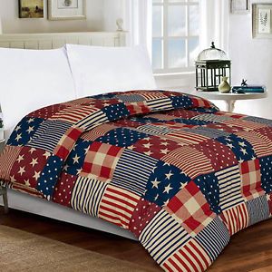 Patriotic Star Stripe American Usa Flag CLA0510337B Bedding Sets