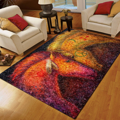 Peace Horse And War Horse HN2908089R Rug