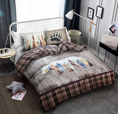 Peaceful Pines Bear CLA0410210B Bedding Sets