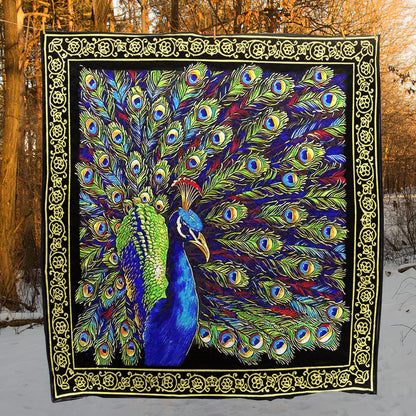 Peacock CLA0711587Q Quilt Blanket