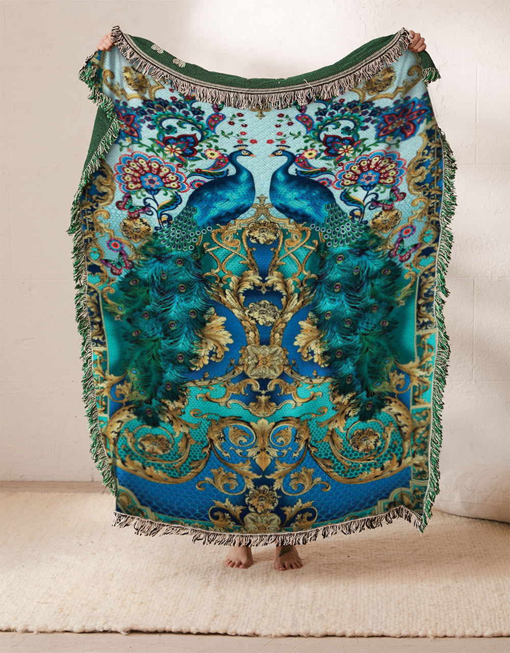 Peacock BL2510255S Throw Blankets For Sofa