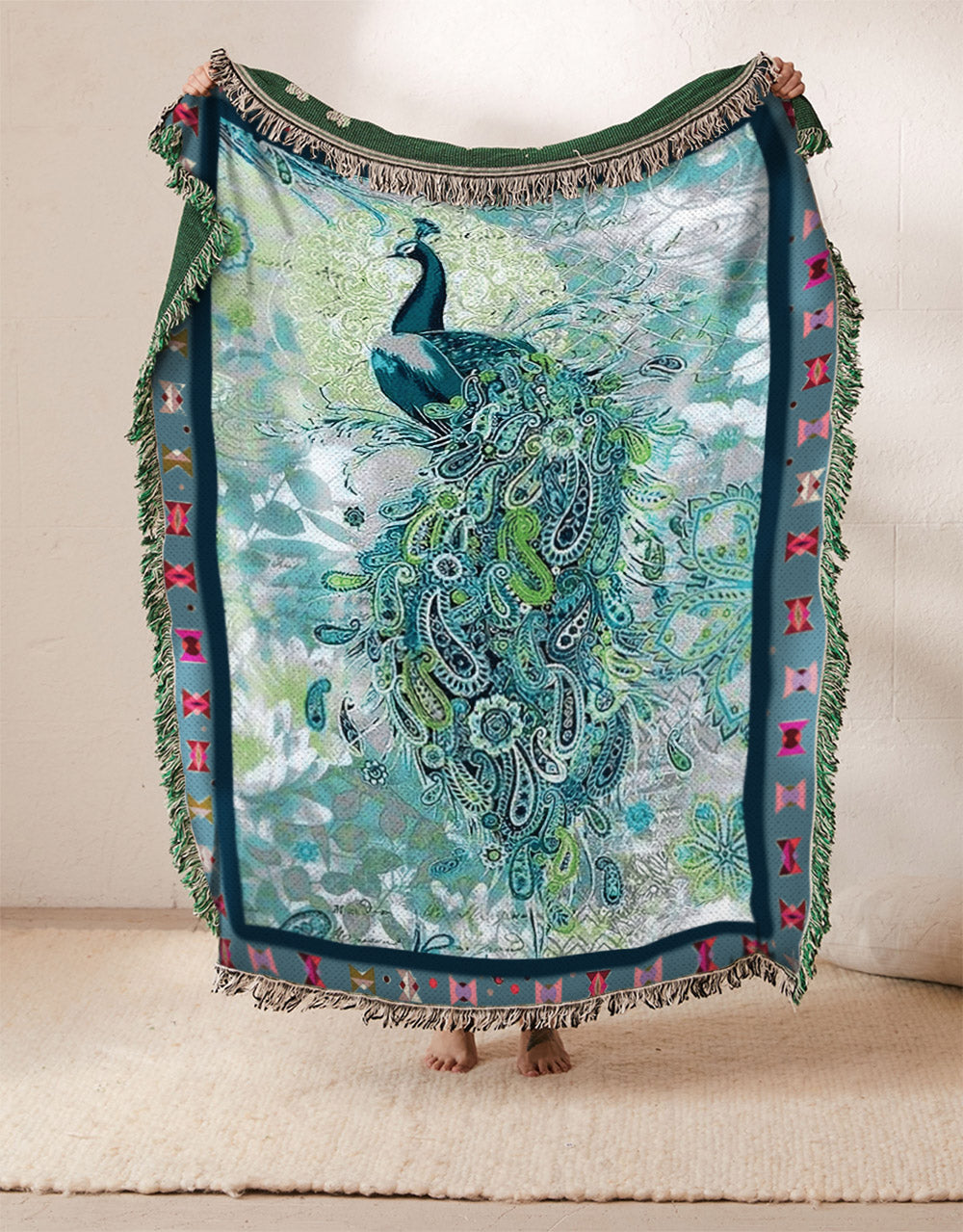 Peacock BL2709134S Throw Blankets For Sofa