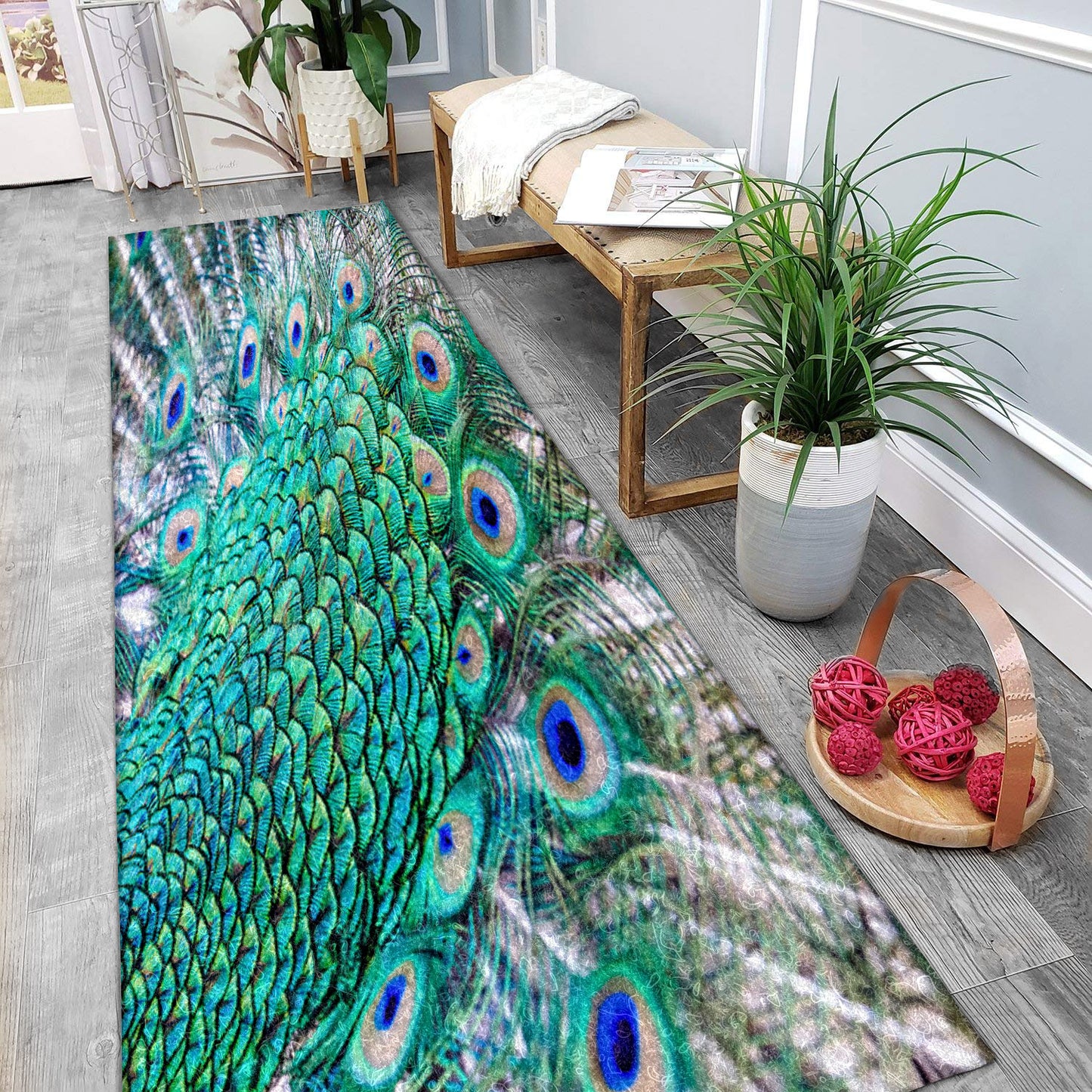 Peacock CLA1609120RU Runner Rug