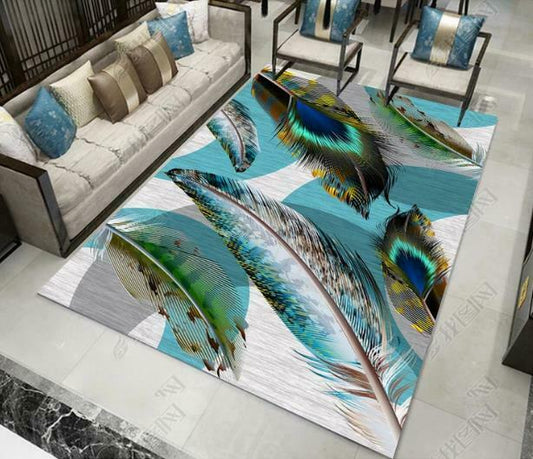 Peacock Feather CLA2409253R Rug