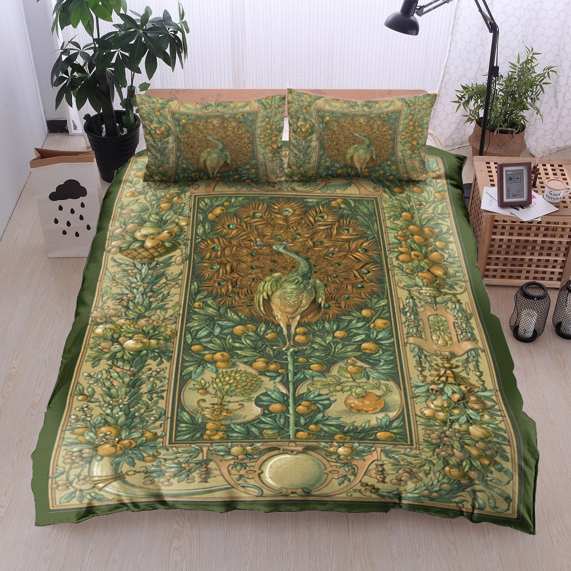 Peacock Flower Vintage DN08100156B Bedding Sets