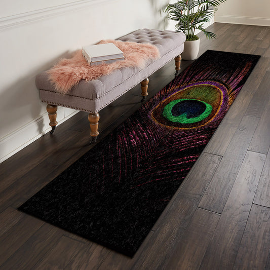 Peafowl AA041014N Runner Rug