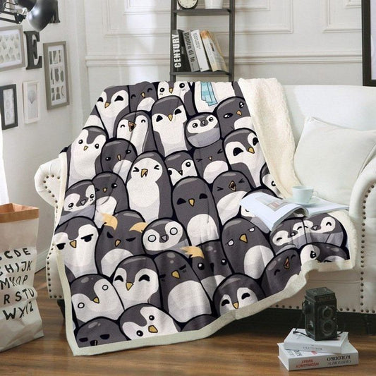 Penguin BL260902F Sherpa Fleece Blanket