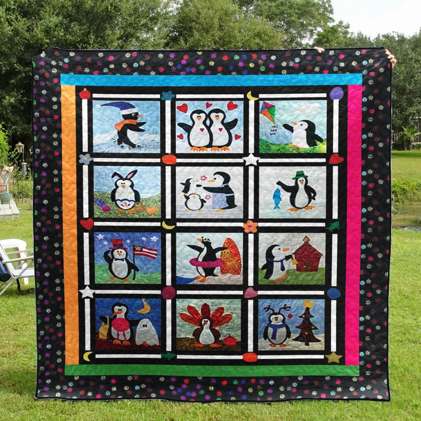 Penguin CLM0910141 Quilt Blanket