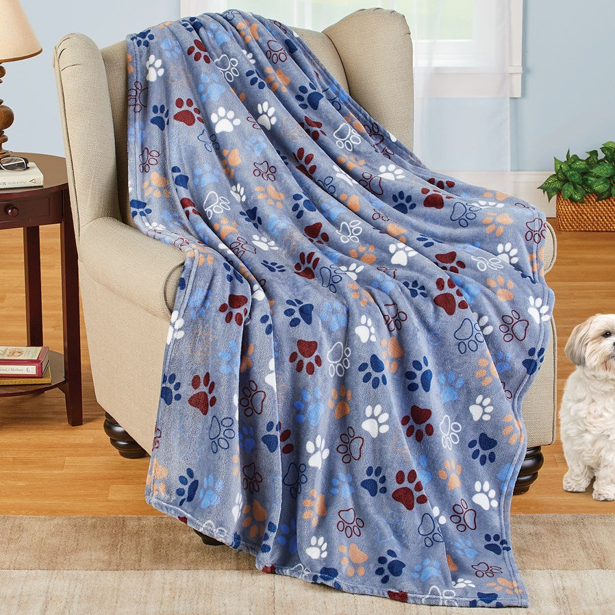 Pet Paw CLM2410262S Sherpa Fleece Blanket
